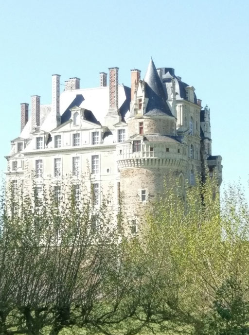 Chateau de Brissac on the Loire River